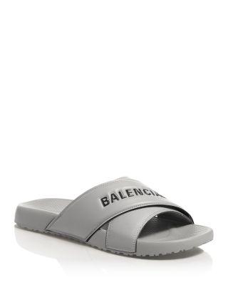 Men's Crisscross Logo Slides by BALENCIAGA