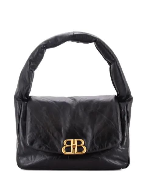 Monaco Sling Bag Padded Leather Large shoulder bag by BALENCIAGA 