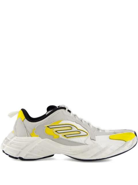 Monday leather logo sneakers by BALENCIAGA
