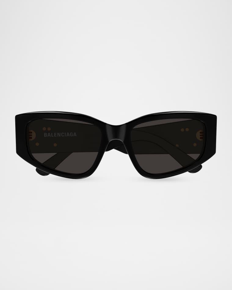 Nano BB Logo 56mm Cat-Eye Sunglasses by BALENCIAGA