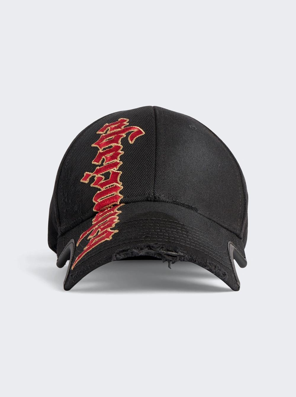 No Closure Logo Cap Black  | The Webster by BALENCIAGA