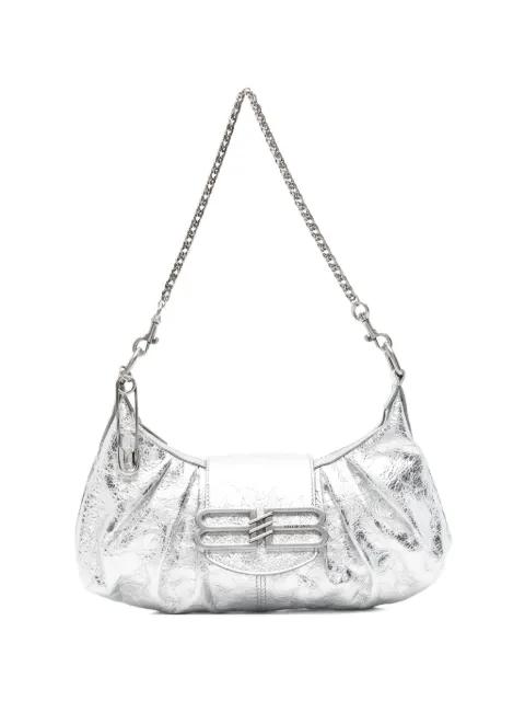 Pamela metallised-leather shoulder bag by BALENCIAGA