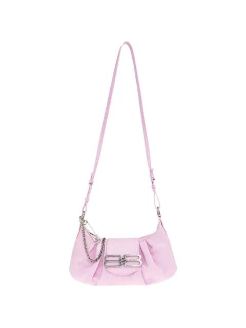 Pamela ruched leather tote bag by BALENCIAGA
