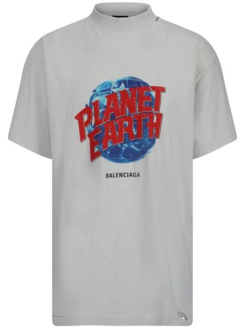 Planet Earth T-shirt by BALENCIAGA