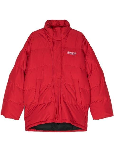 Political Campaign puffer jacket by BALENCIAGA
