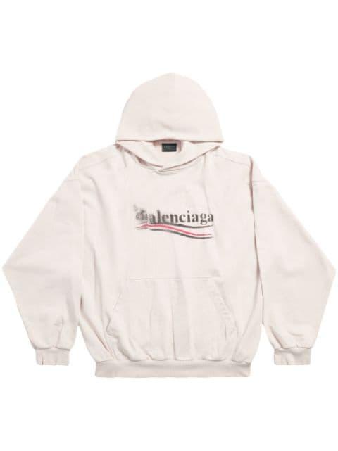 Political Stencil hoodie by BALENCIAGA