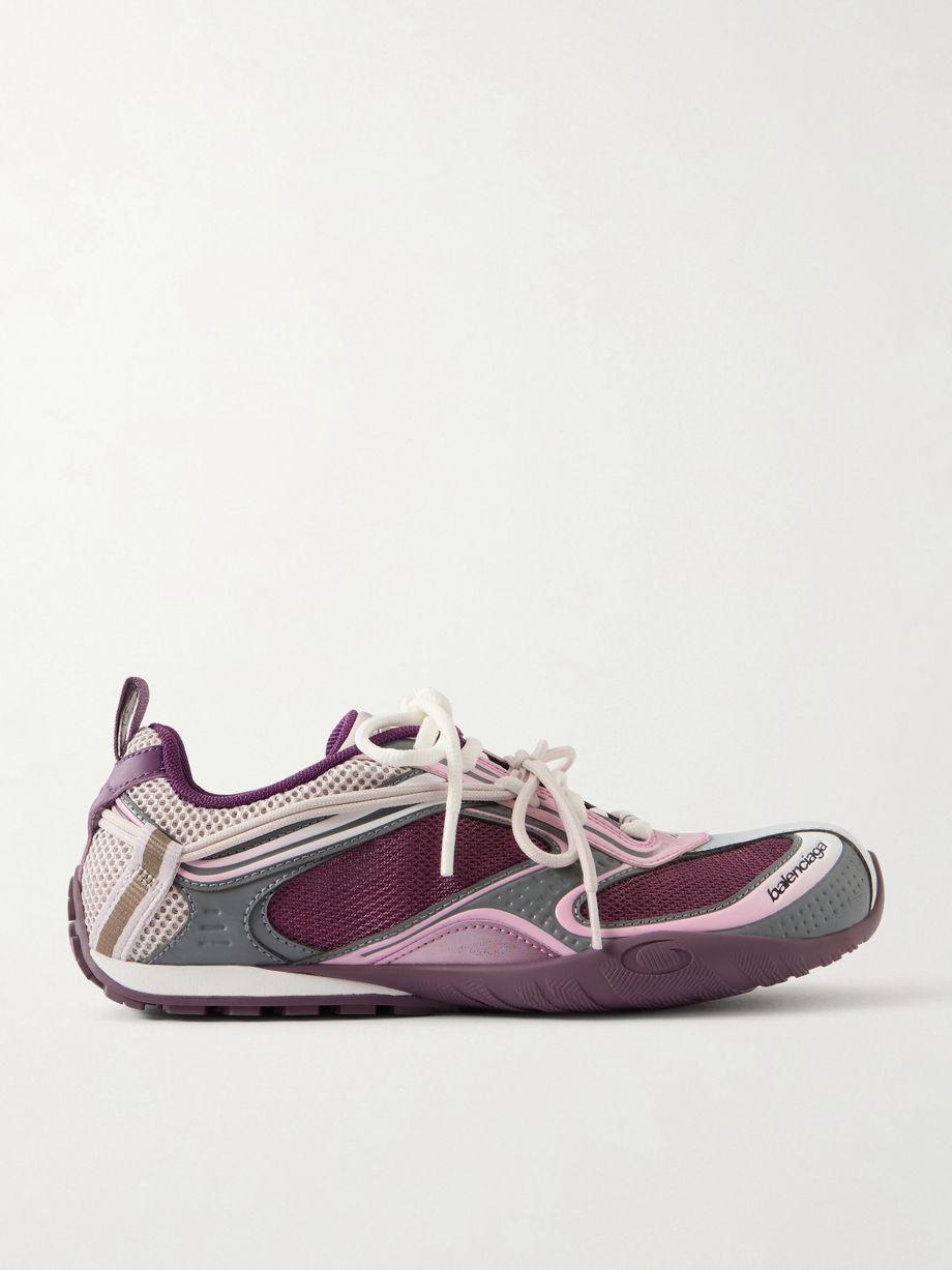 Radar Gradient rubber-trimmed mesh sneakers by BALENCIAGA