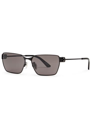 Rectangle-frame sunglasses by BALENCIAGA