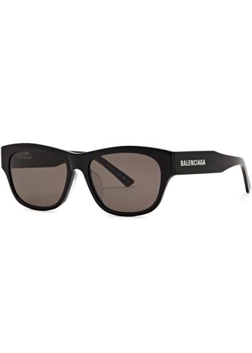 Rectangle-frame sunglasses by BALENCIAGA