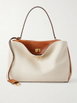 Rodeo leather-trimmed canvas shoulder bag by BALENCIAGA Rodeo leather-trimmed canvas shoulder bag by BALENCIAGA