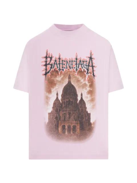 Sacré Cœur crew neck T-shirt by BALENCIAGA
