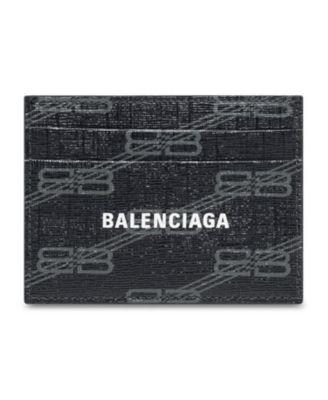 Signature Card Holder BB Monogram Coated Canvas by BALENCIAGA