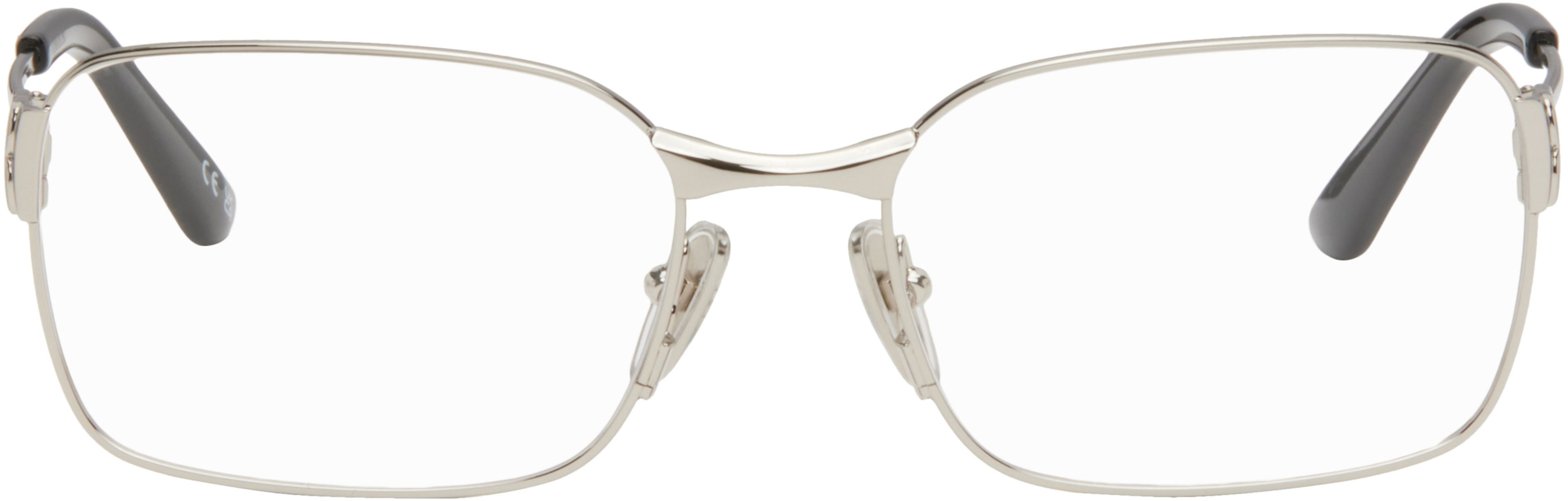 Silver Mercury Metal Glasses by BALENCIAGA Silver Mercury Metal Glasses by BALENCIAGA