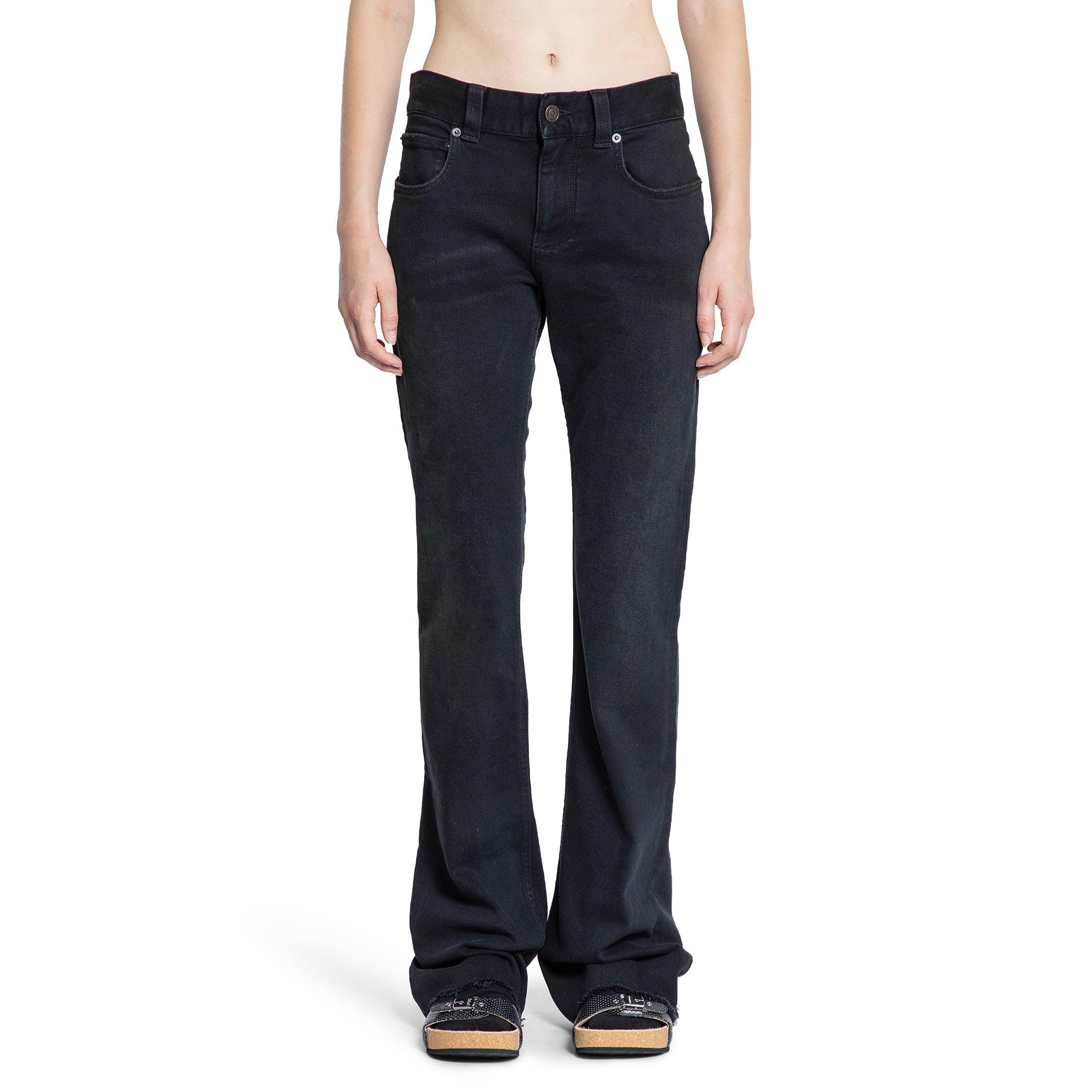 Slim Fit Bootcut Pants in Cotton Denim by BALENCIAGA
