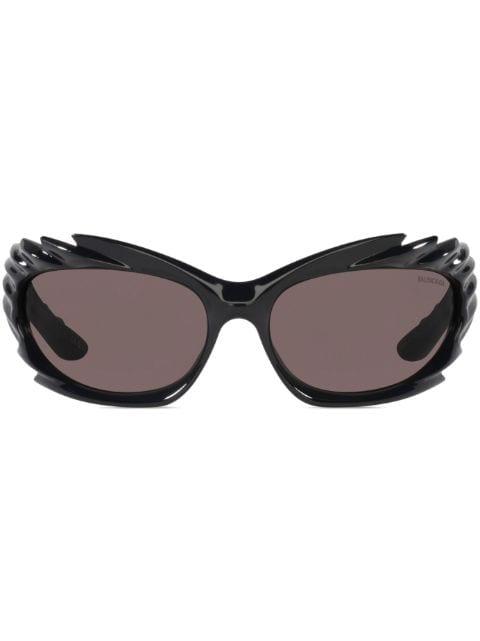 Spike biker-style sunglasses by BALENCIAGA