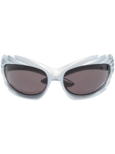 Spike rectangle-frame sunglasses by BALENCIAGA