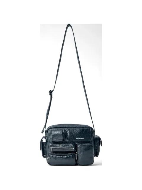 Superbusy leather messenger bag by BALENCIAGA