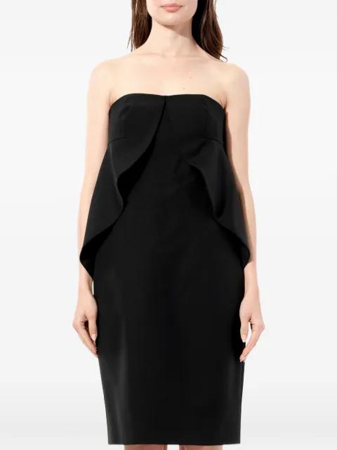 Swan strapless ruffled dress by BALENCIAGA
