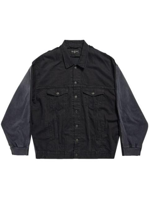 Tape Type oversize hybrid jacket by BALENCIAGA