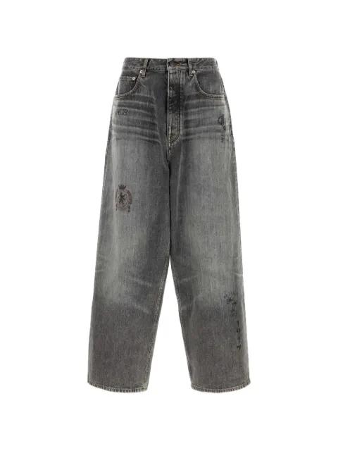 Tattoo baggy jeans by BALENCIAGA