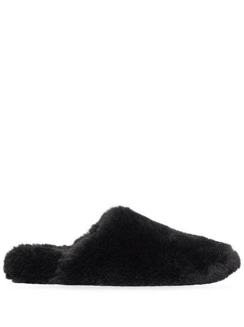 Teddy faux-shearling slippers by BALENCIAGA