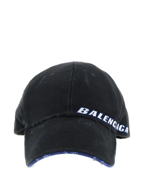 Tilted Typo logo cotton cap by BALENCIAGA