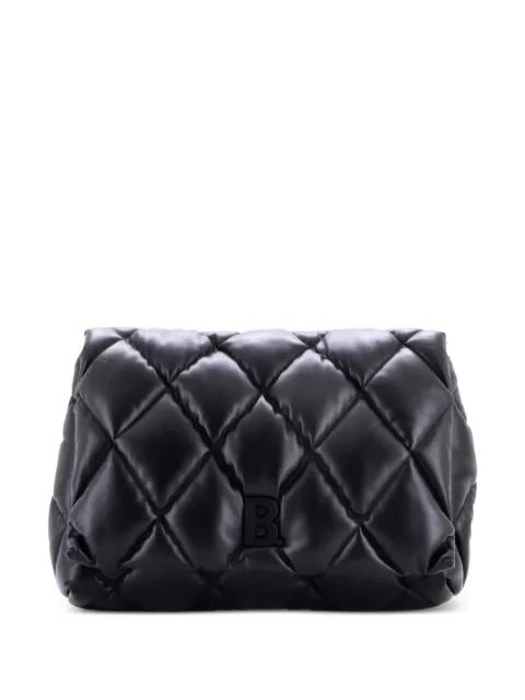 Touch Quilted Puffy Leather Large clutch bag by BALENCIAGA 