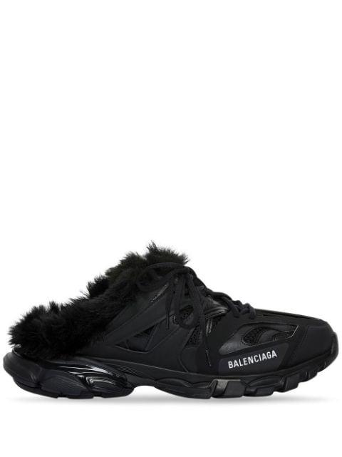Track logo-print mules by BALENCIAGA