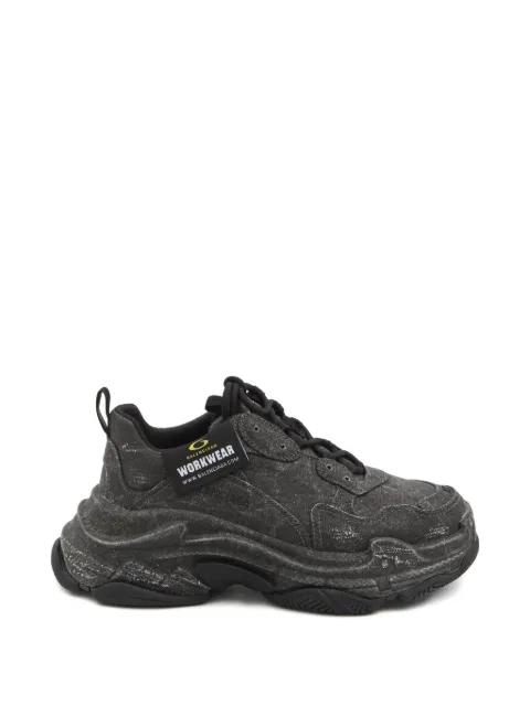 Triple S faded sneakers by BALENCIAGA