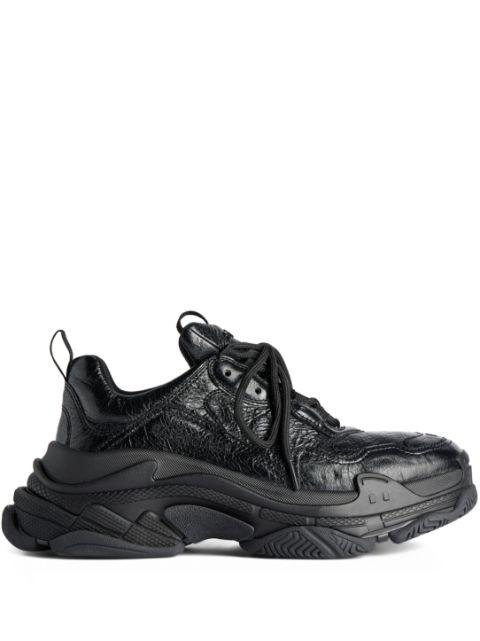Triple S lambskin sneakers by BALENCIAGA