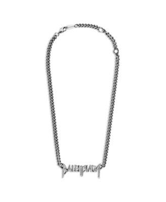 Typo Metal Necklace by BALENCIAGA