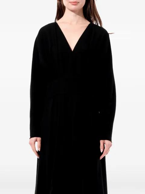 V-neck long-sleeve dress by BALENCIAGA
