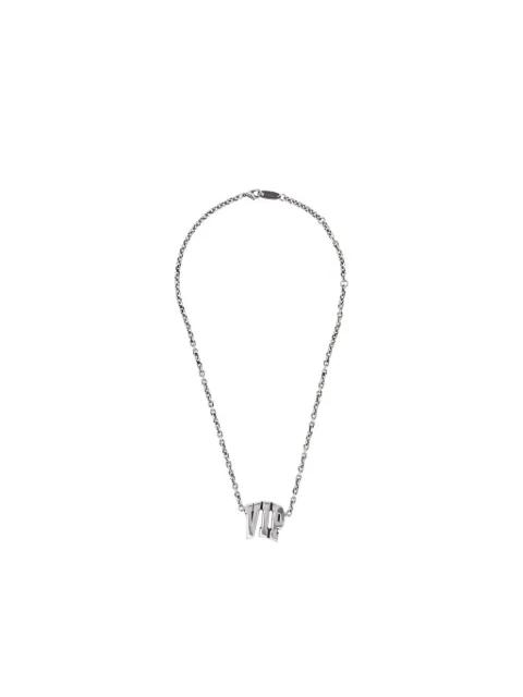"VIP"-plaque necklace by BALENCIAGA
