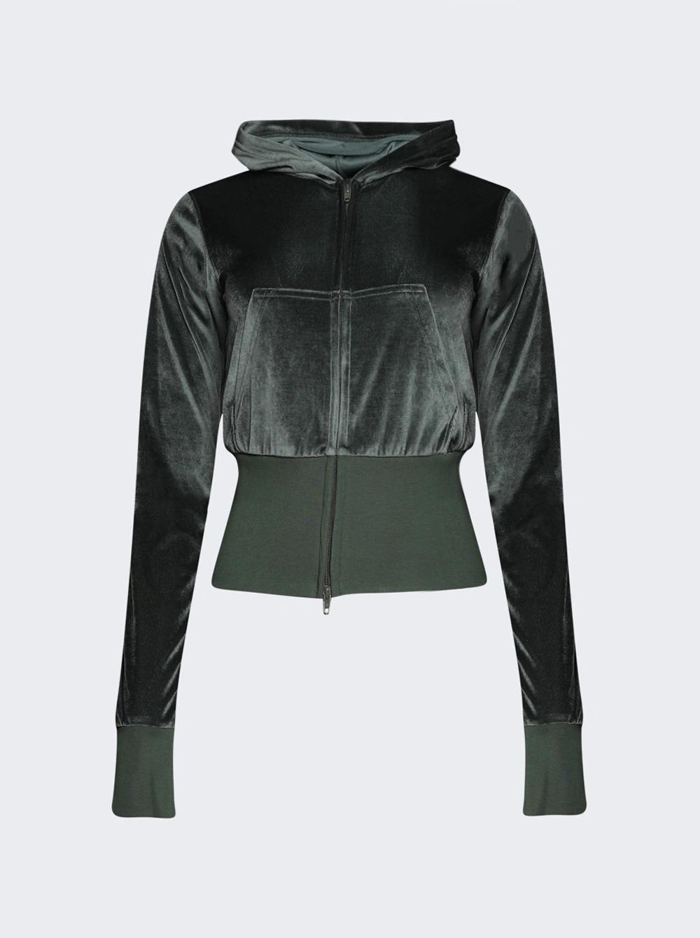 Zip-up Hoodie Khaki  | The Webster by BALENCIAGA