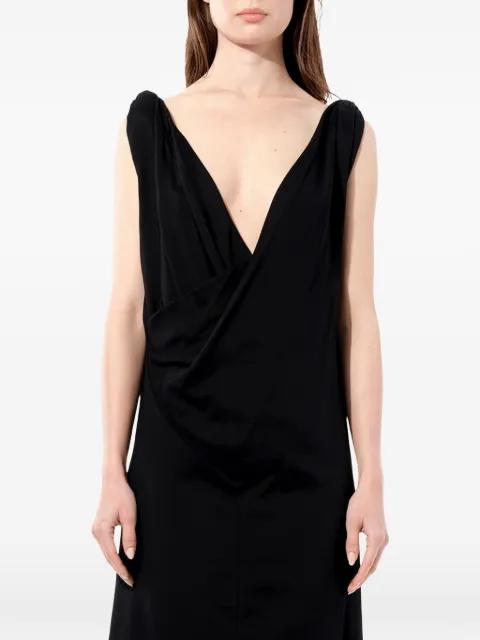 asymmetric V-neck dress by BALENCIAGA