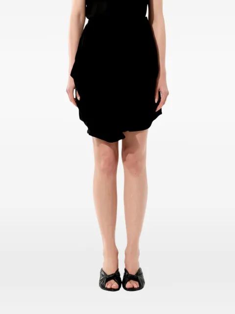 asymmetric draped skirt by BALENCIAGA