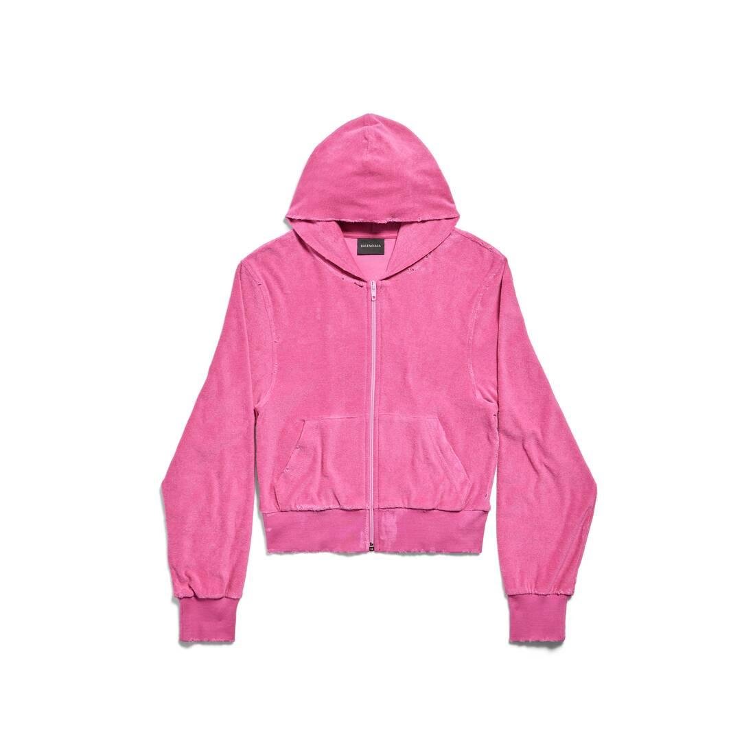 bb motel zip-up hoodie fitted by BALENCIAGA