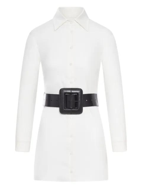 belted shirt dress by BALENCIAGA