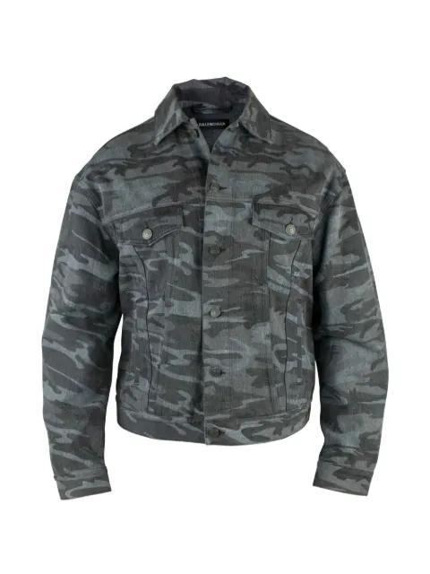 camouflage denim jacket by BALENCIAGA