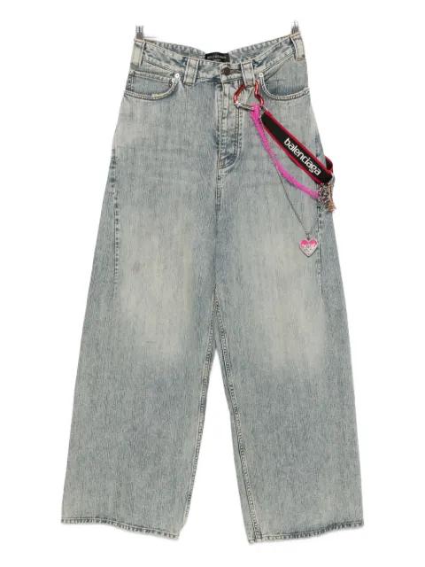 chain-embellished jeans by BALENCIAGA