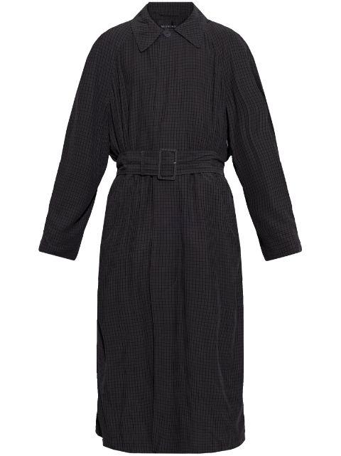 checked coat by BALENCIAGA
