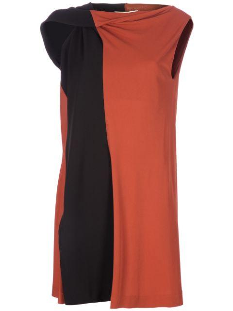 colour block mini dress by BALENCIAGA