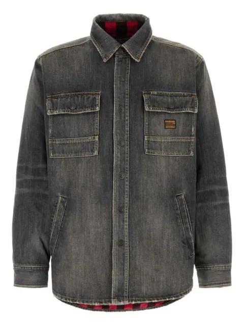 cotton demin shirt jacket by BALENCIAGA