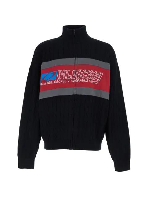 cotton zipp-up sweatshirt by BALENCIAGA