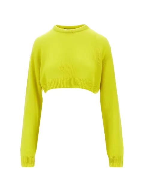 crew-neck cropped top by BALENCIAGA