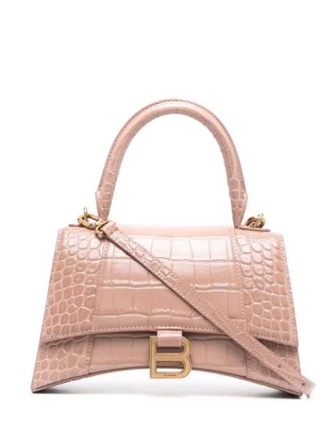 crocodile effect tote bag by BALENCIAGA