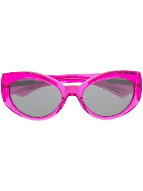 debossed-logo cat-eye sunglasses by BALENCIAGA
