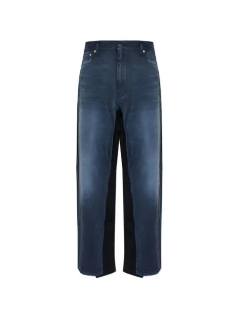 distressed-effect raw-cut jeans by BALENCIAGA
