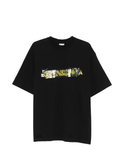 distressed graphic T-shirt by BALENCIAGA
