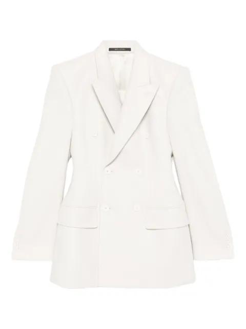 double-breasted hourglass blazer by BALENCIAGA